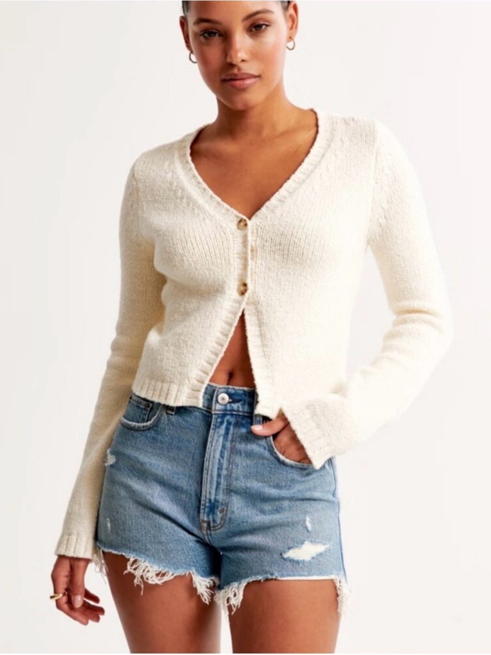 Abercrombie & Fitch High Rise Mom Short - Picture 4 of 9